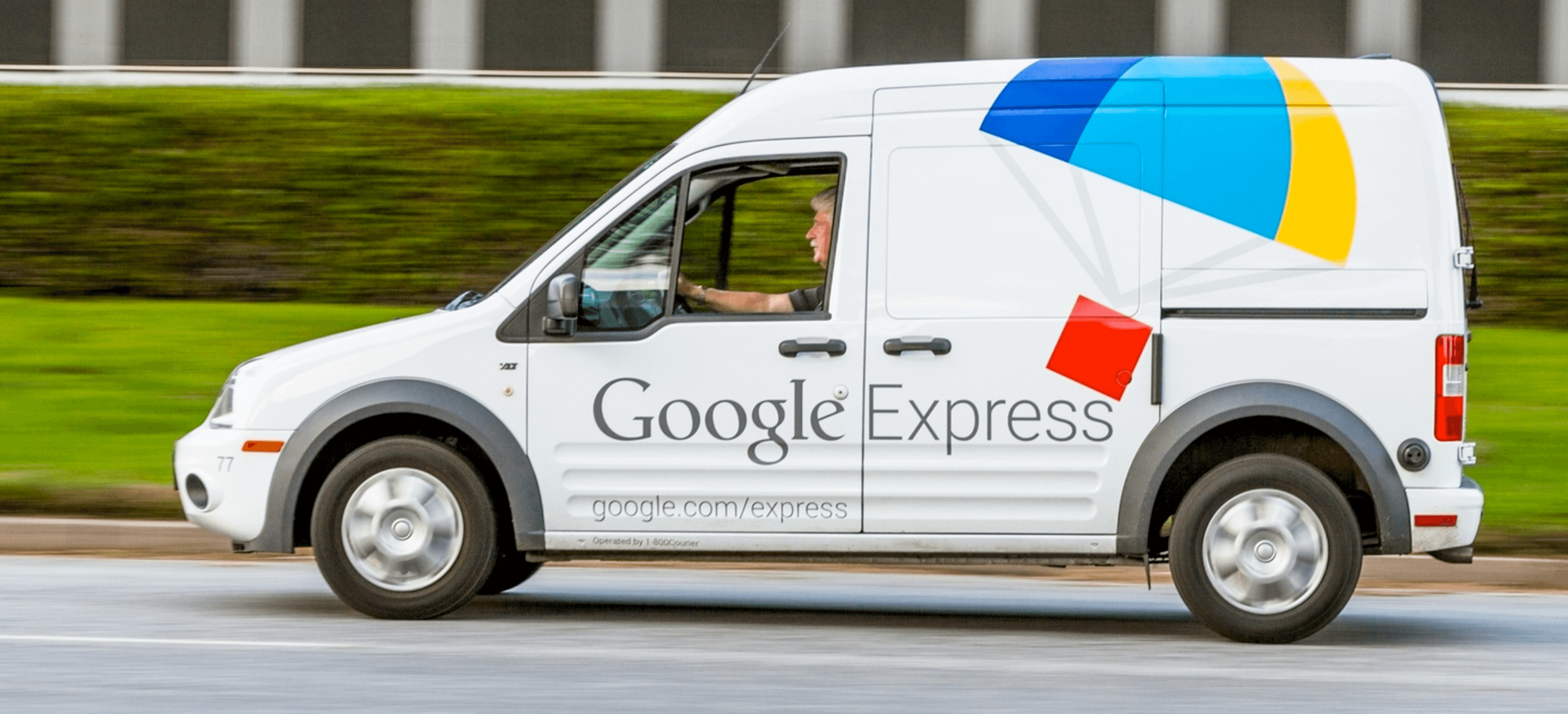 Google Express van merchandising